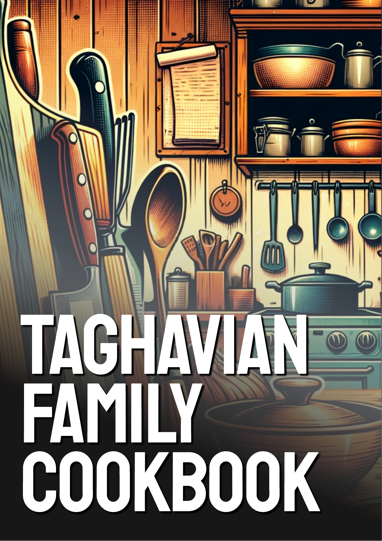 Taghavian Family Cookbook cover art